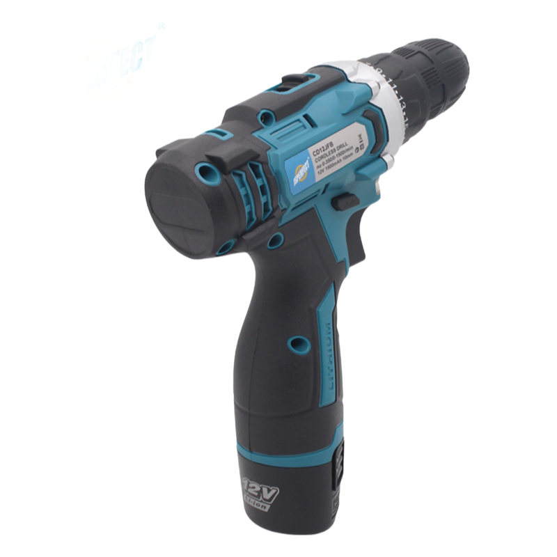 Professional Cordless Hand Drill CD12JFB with Adjustable Drill Head and Ball-type Structure