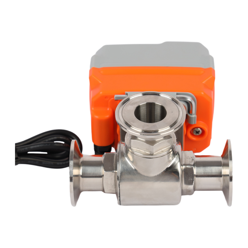 Factory Direct Supply Electric Ball Valve with ISO5211 Port and ABS/Aluminum Housing