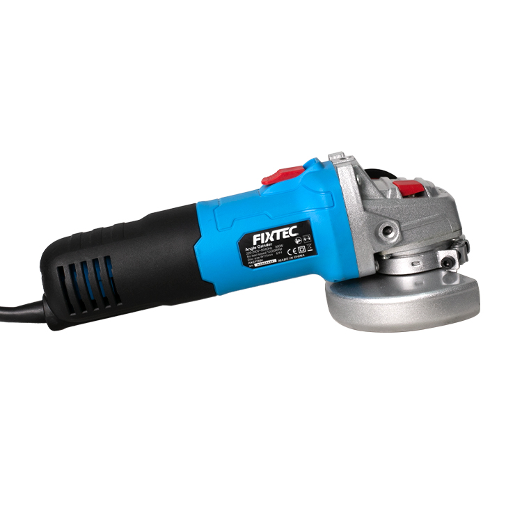 CE Certified 900W Electric Angle Grinder with 115mm Grinding Disc and Spindle Lock