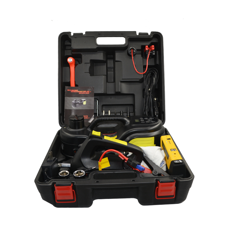 ISO Certified 5T Capacity Electric Car Jack with 150PSI Air Pump and 600A Peak Current