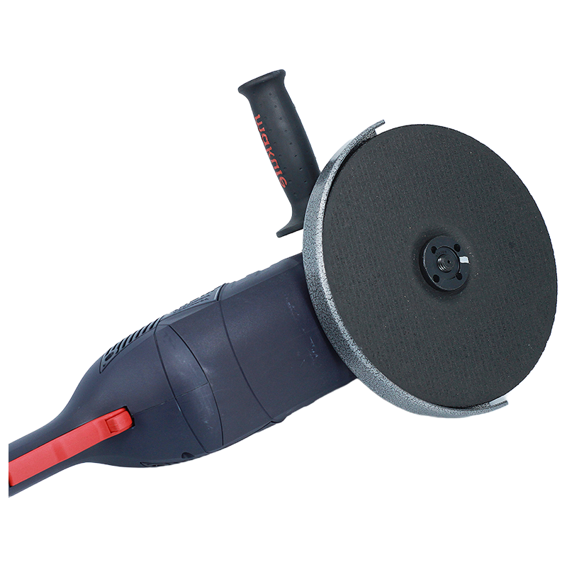 Industrial Grade Angle Grinder with Cast Aluminium Housing and Lightweight Plastic Handle