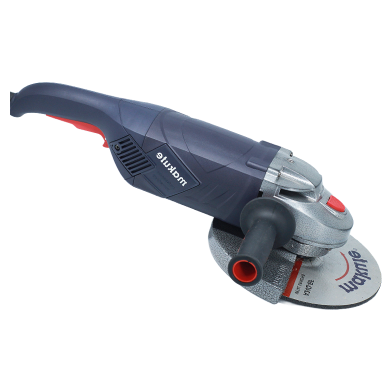 Industrial Grade Angle Grinder with Cast Aluminium Housing and Lightweight Plastic Handle