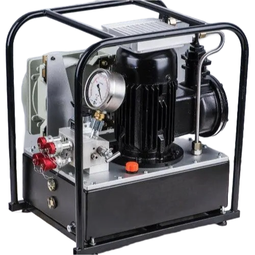 Compact Automatic Three-Stage Flow Hydraulic Pump for Torque Wrench Systems