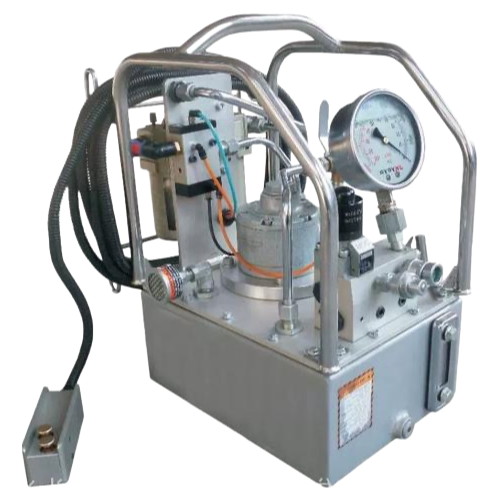 Compact Automatic Three-Stage Flow Hydraulic Pump for Torque Wrench Systems