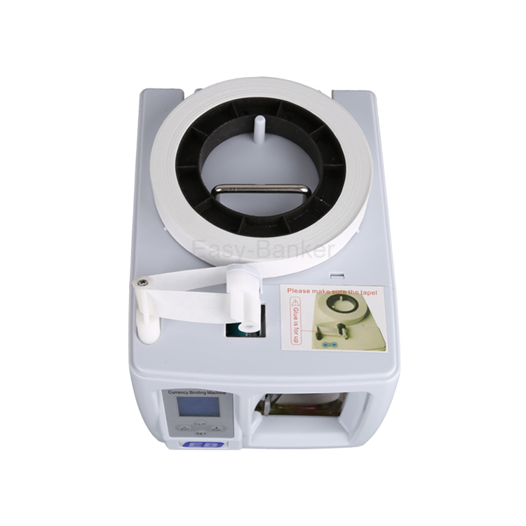 JB-211 Banknote Strapping Machine - Automatic Paper Currency Bundler with Adjustable Tension