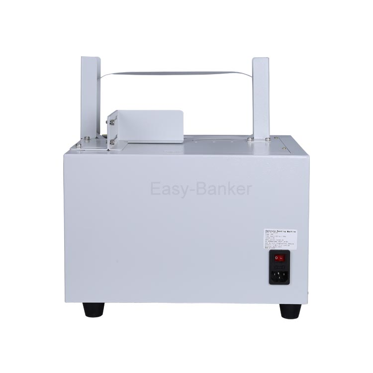 JB-208 Semi-Automatic Banknote Strapping Machine | Currency Banding Equipment