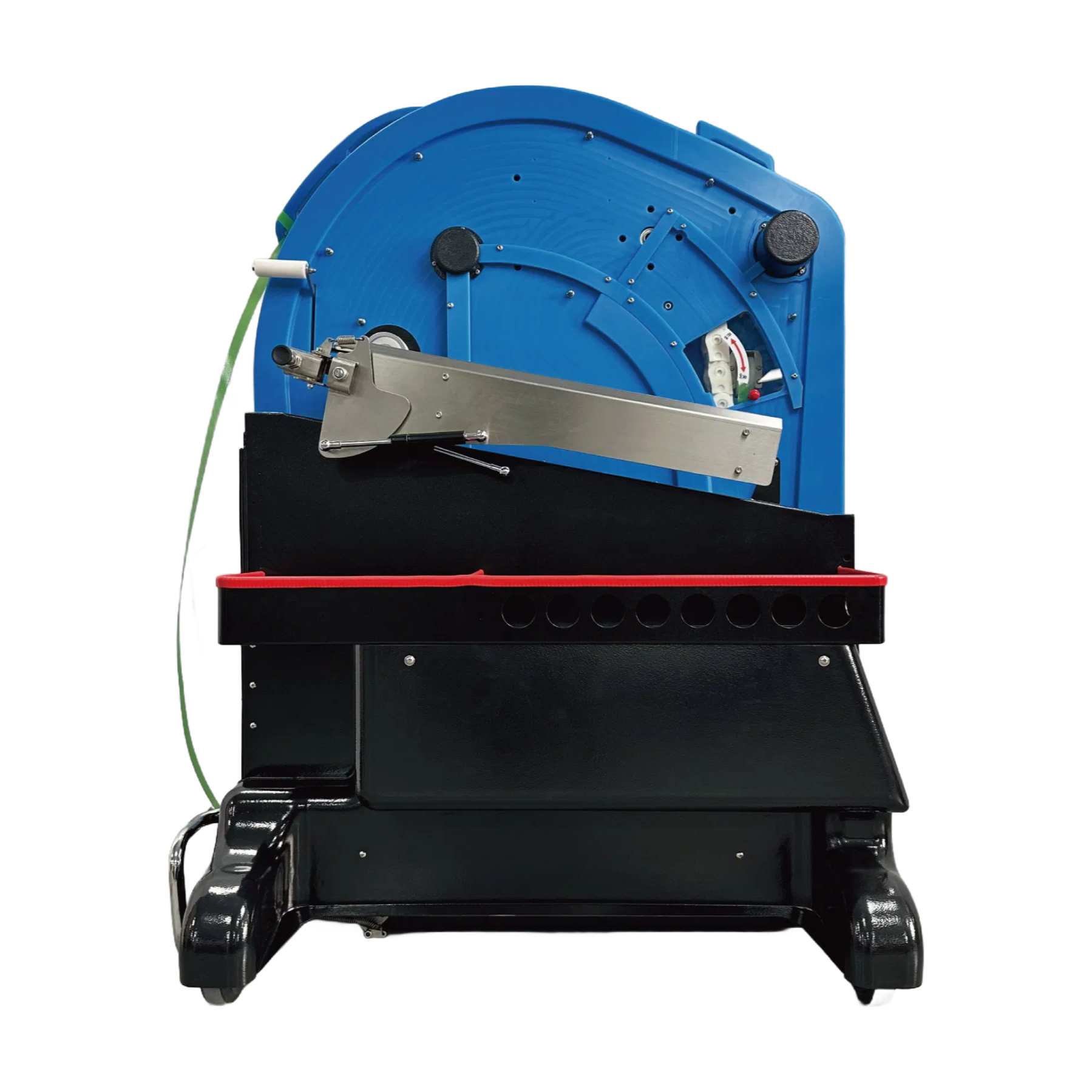 JD-008 Ergonomic Vertical Pallet Strapping Machine for Secure Load Bundling with Plastic Straps