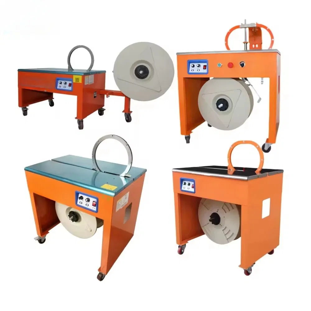 Automatic PVC Pipe Strapping Machine for PP Tape Bundling - Mini Small Binding Equipment