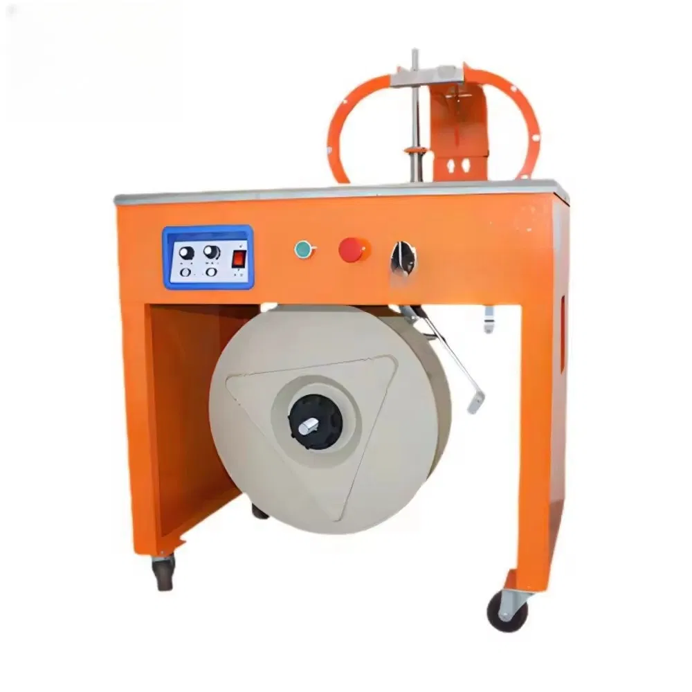 Automatic PVC Pipe Strapping Machine for PP Tape Bundling - Mini Small Binding Equipment