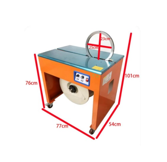 Automatic PVC Pipe Strapping Machine for PP Tape Bundling - Mini Small Binding Equipment
