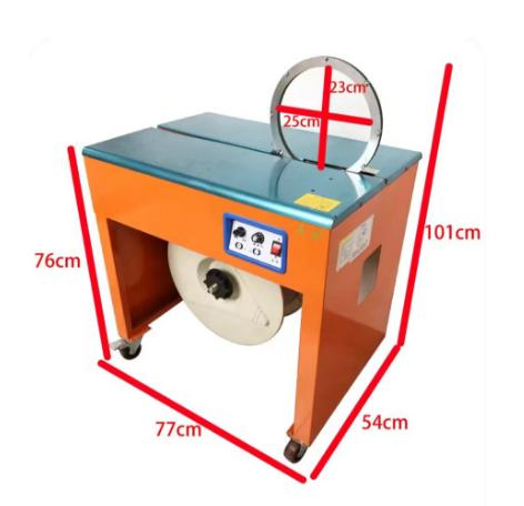 Automatic PVC Pipe Strapping Machine for PP Tape Bundling - Mini Small Binding Equipment