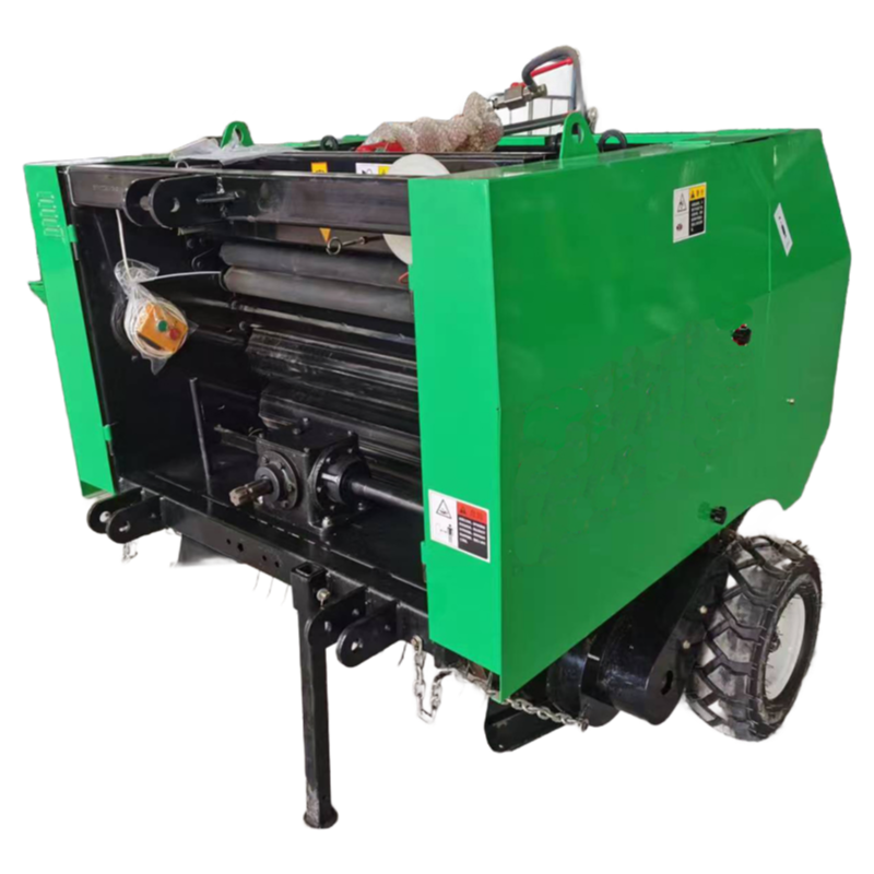 High-Efficiency Wheat Straw Silage Round Baler Machine for Farm Hay Baling
