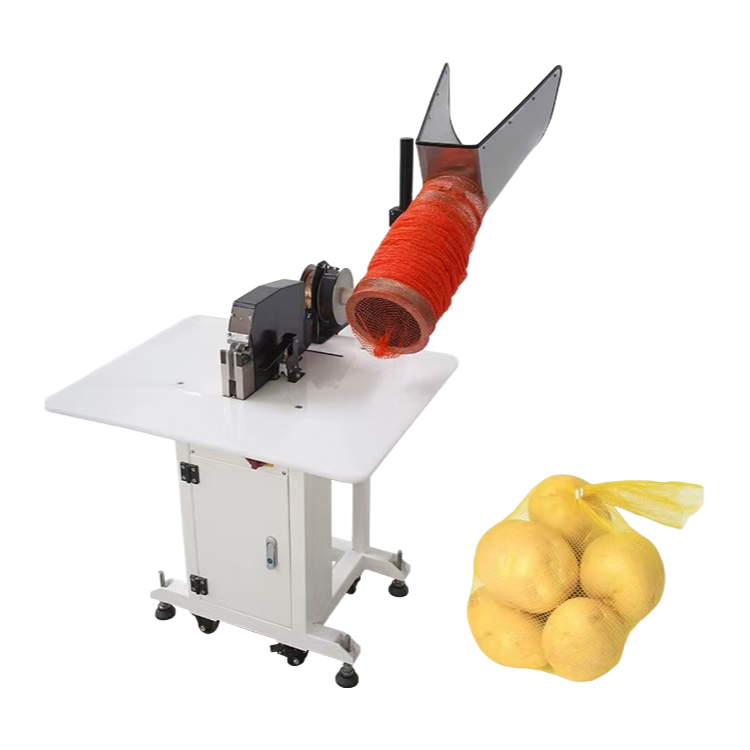 High Efficiency Semi-Automatic Mesh Bag Packing Machine RY-165 for Fruit Vegetable Packaging