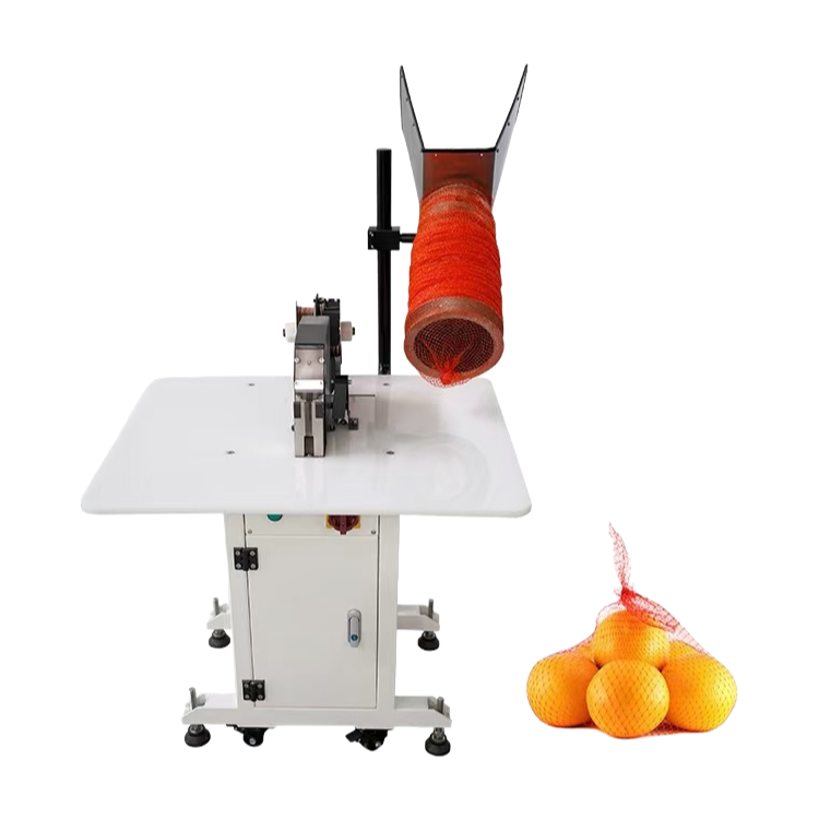 High Efficiency Semi-Automatic Mesh Bag Packing Machine RY-165 for Fruit Vegetable Packaging