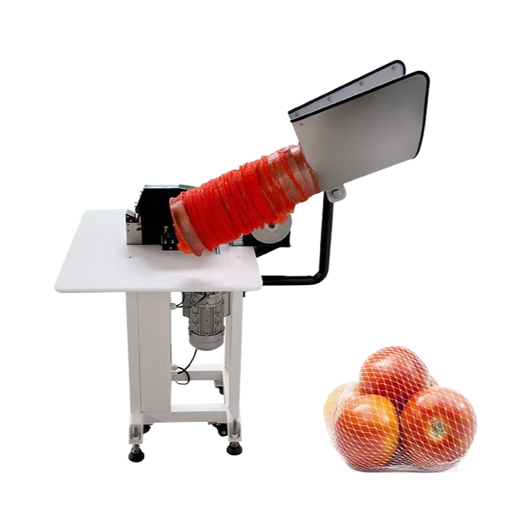 High Efficiency Semi-Automatic Mesh Bag Packing Machine RY-165 for Fruit Vegetable Packaging