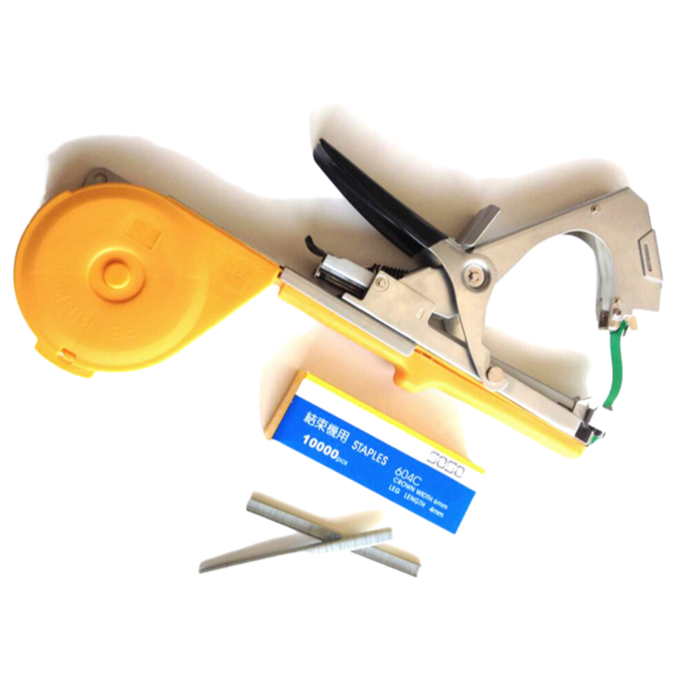 Semi-Automatic Plastic Tape Binding Gun for Agriculture - Customizable Plant Tying Tool