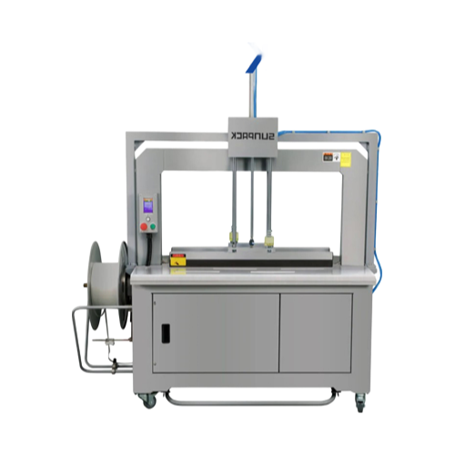 CE Certified Q8 Series Automatic Carton Box Strapping Machine with Top Press for Industrial Use
