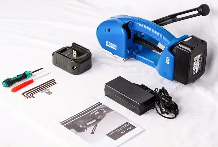 Portable Electric Taping Machine for PP PET Straps with 60-2100N Tightening Force Industrial Use
