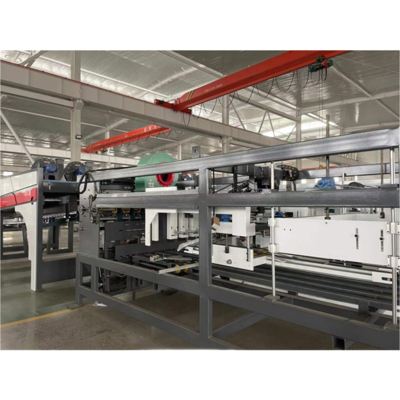 Supply High - Speed Automatic Flexo Printer Slotter Die Cutter Folder Gluer Strapping Line with CE/ISO Certification for Packaging Industry