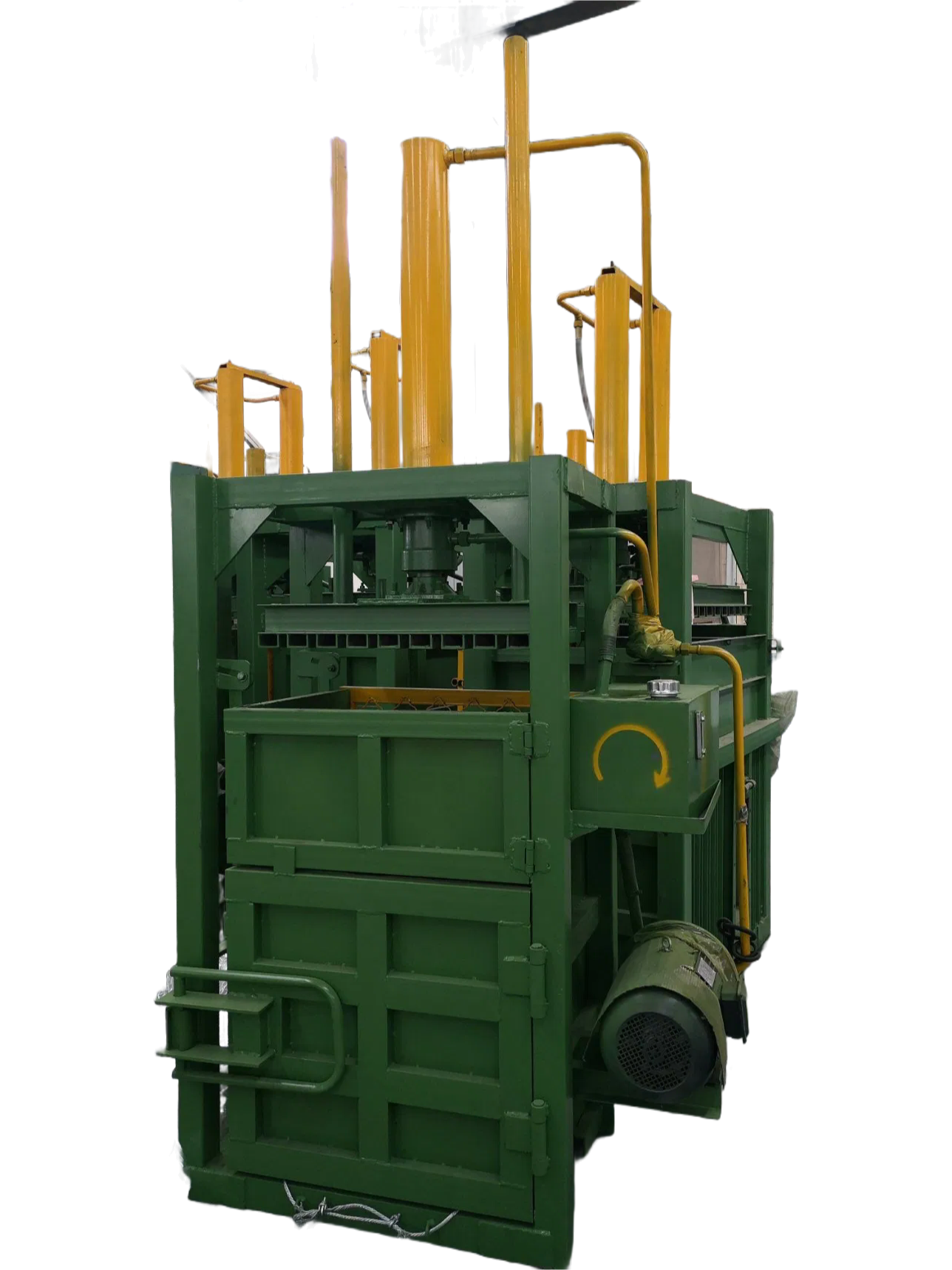 Heavy Duty 80T Double Cylinder Baler for Plastic Film & Waste Paper Compressing