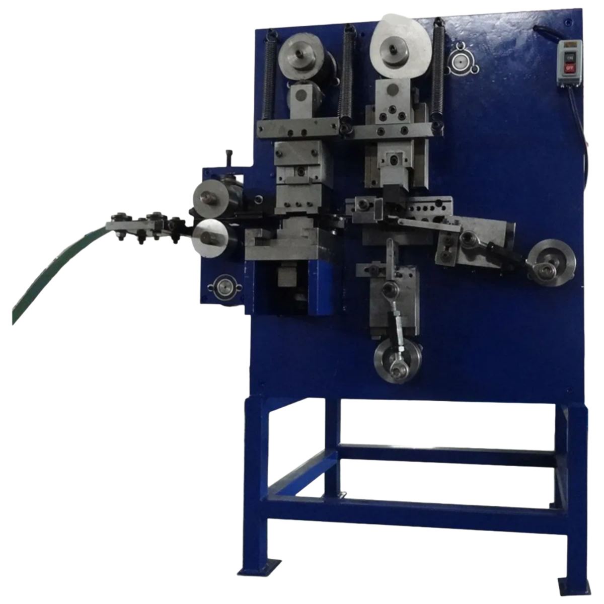 Automatic Strap Buckle Machine with 260mm Feeding Length - Durable Industrial Solution