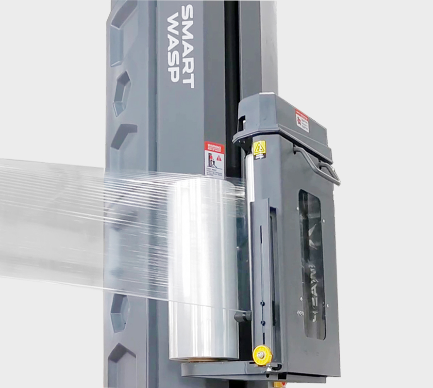 Customizable X100 Pallet Wrapping System with Intelligent Alarm and Safety Features