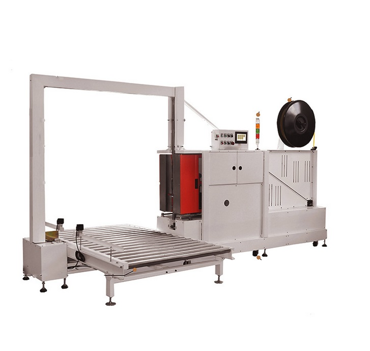 Fully Automatic Pallet Strapping and Wrapping Machine for Various Industries