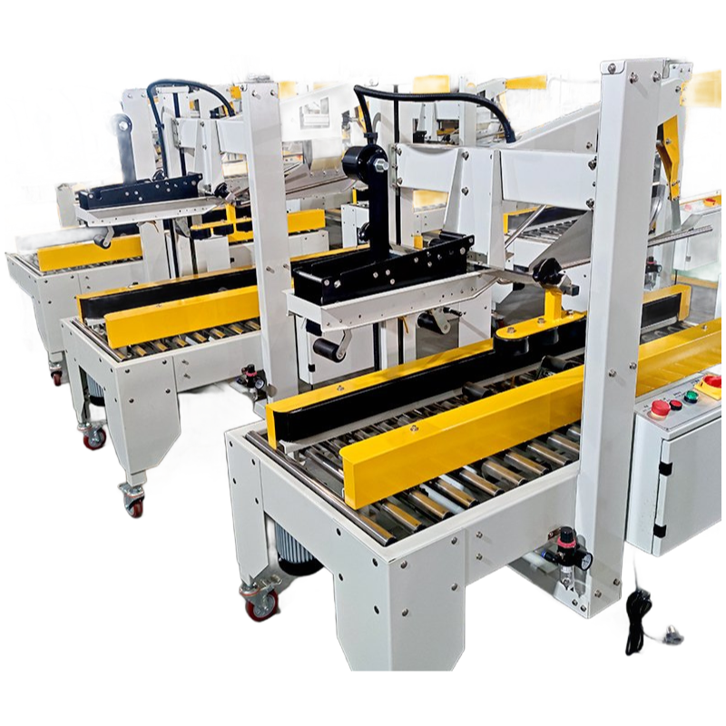 Industrial Grade Carton Sealing Equipment with Adjustable Conveyor Speed 0-12m/min