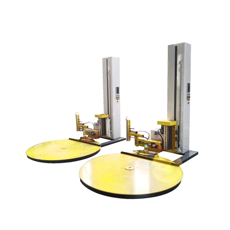 High Capacity Pre-Stretch Pallet Wrapping Machine with PLC Control for Various Industries