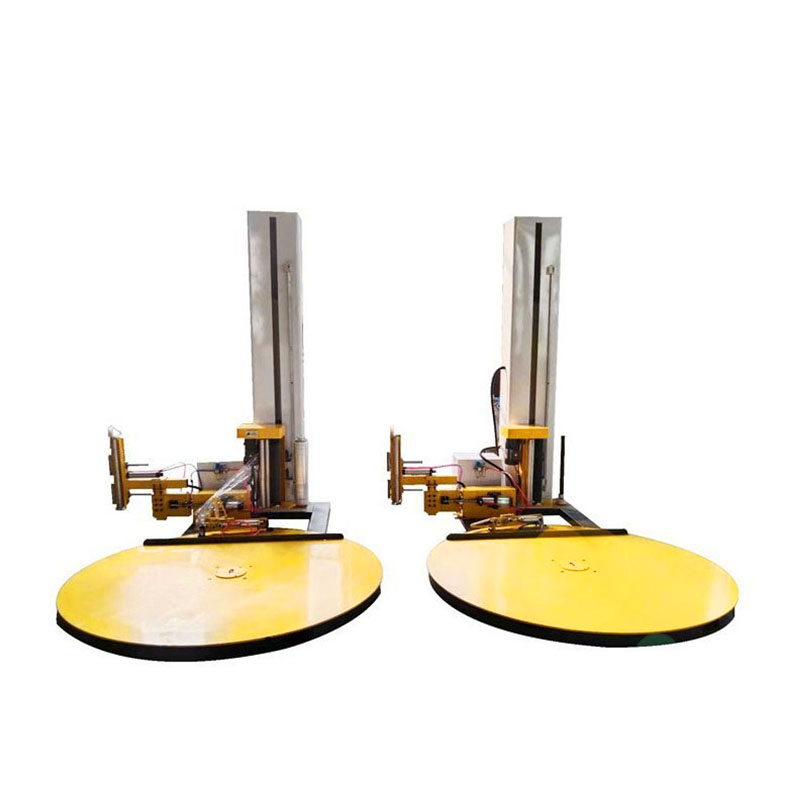 High Capacity Pre-Stretch Pallet Wrapping Machine with PLC Control for Various Industries