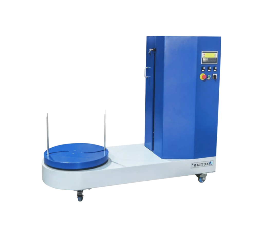 Automatic Luggage Wrapper Machine XT-4508 for Secure Baggage Packaging 100kg Capacity