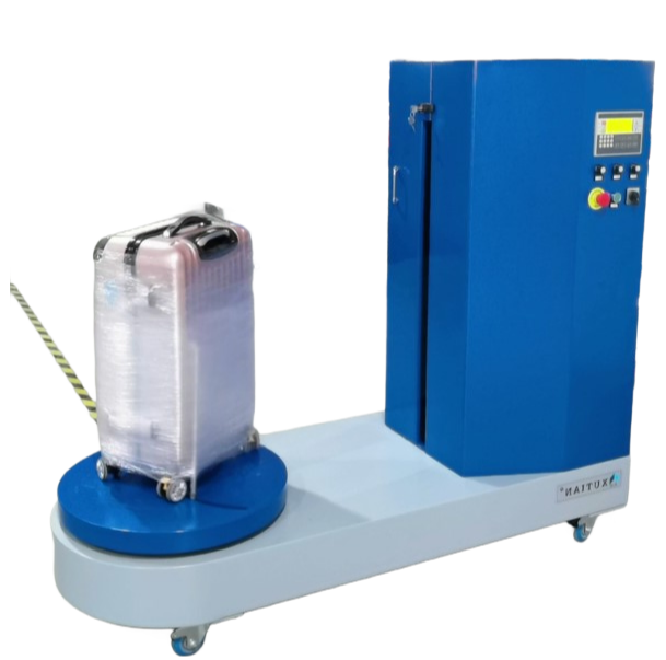 Automatic Luggage Wrapper Machine XT-4508 for Secure Baggage Packaging 100kg Capacity