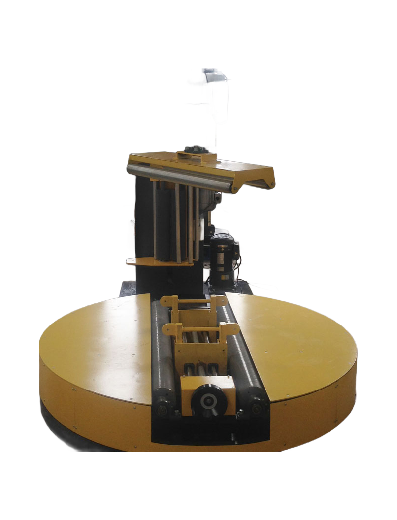 Industrial Paper Roll Wrapping Machine for Film & Fabric Rolls 600-1500mm Diameter