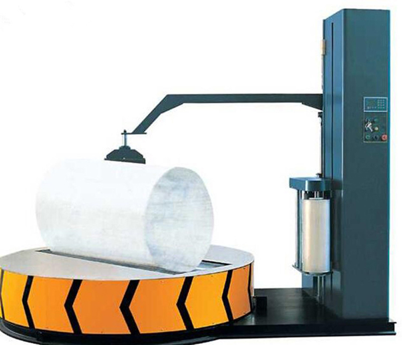 Industrial Paper Roll Wrapping Machine for Film & Fabric Rolls 600-1500mm Diameter