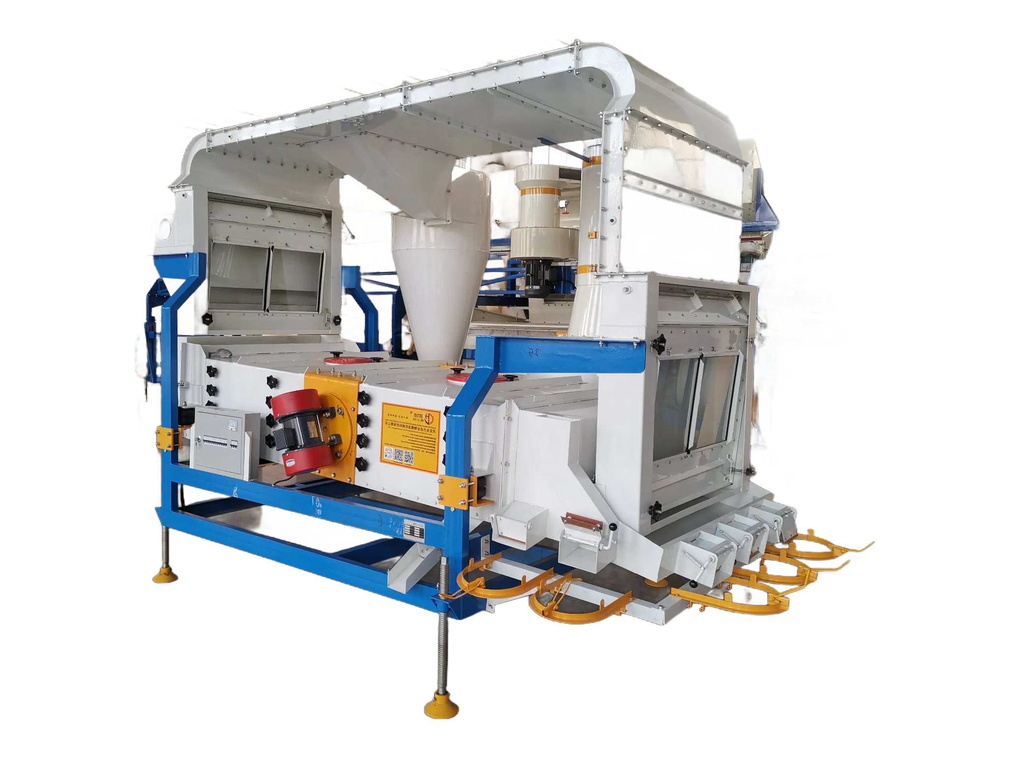 High Capacity 8TPH Grain Seed Cleaner with Dual Air Separation System