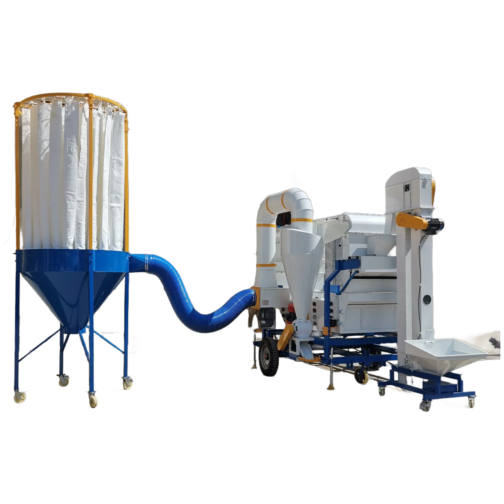 High Capacity 8TPH Grain Seed Cleaner with Dual Air Separation System