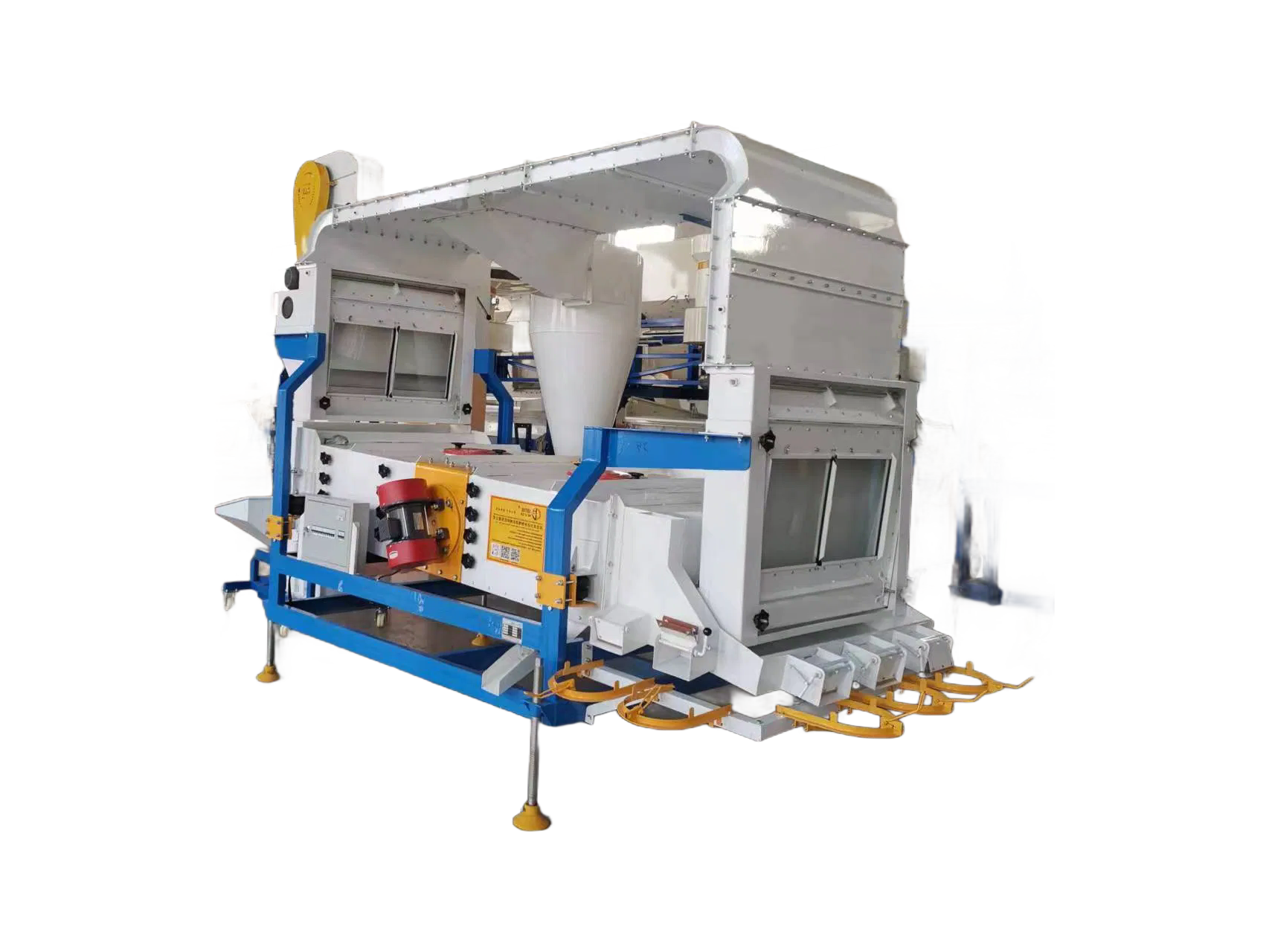 High Capacity 8TPH Grain Seed Cleaner with Dual Air Separation System