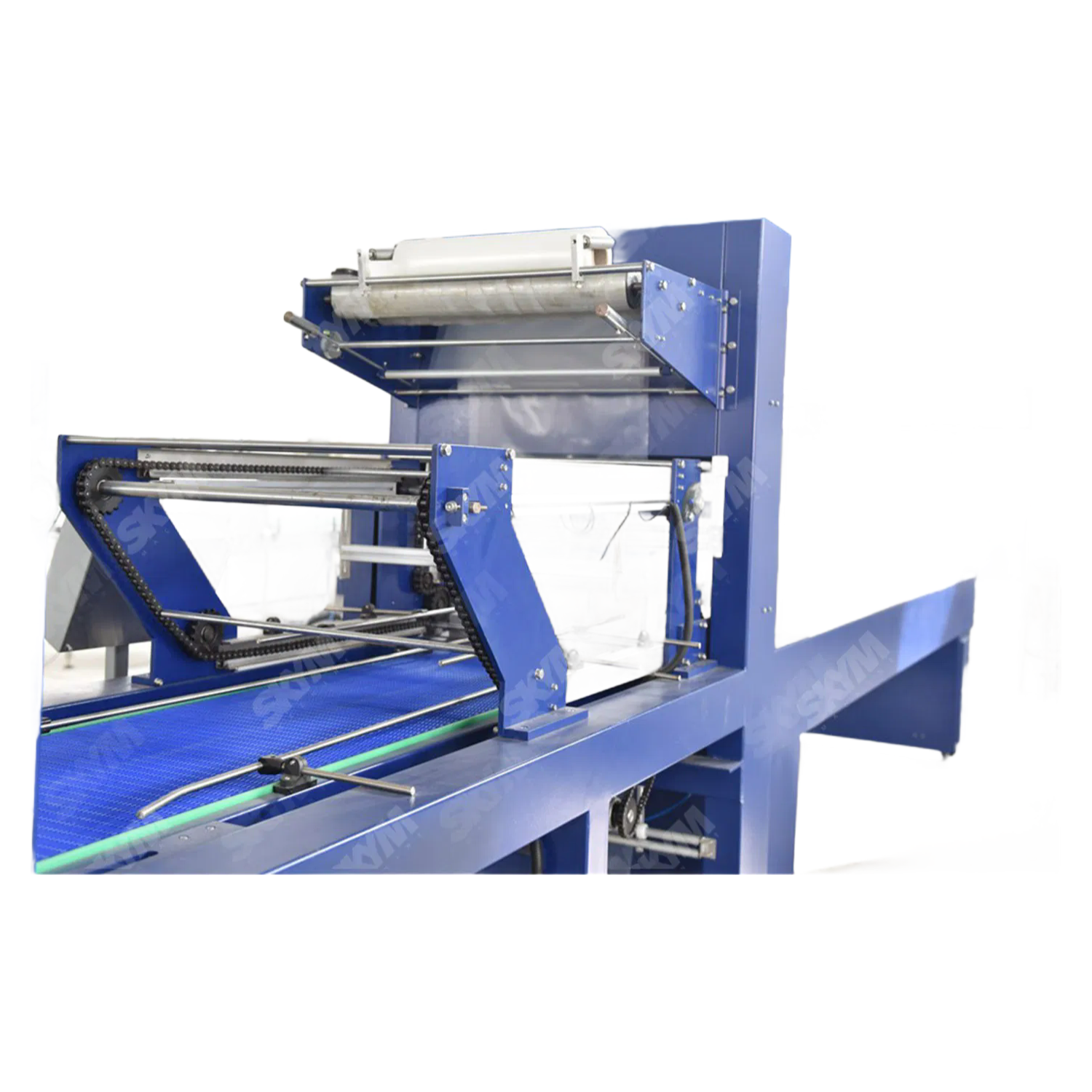 Semi-Automatic Bottle Shrink Wrapping Machine for Beverage Packaging | PE Film Wrapping Equipment