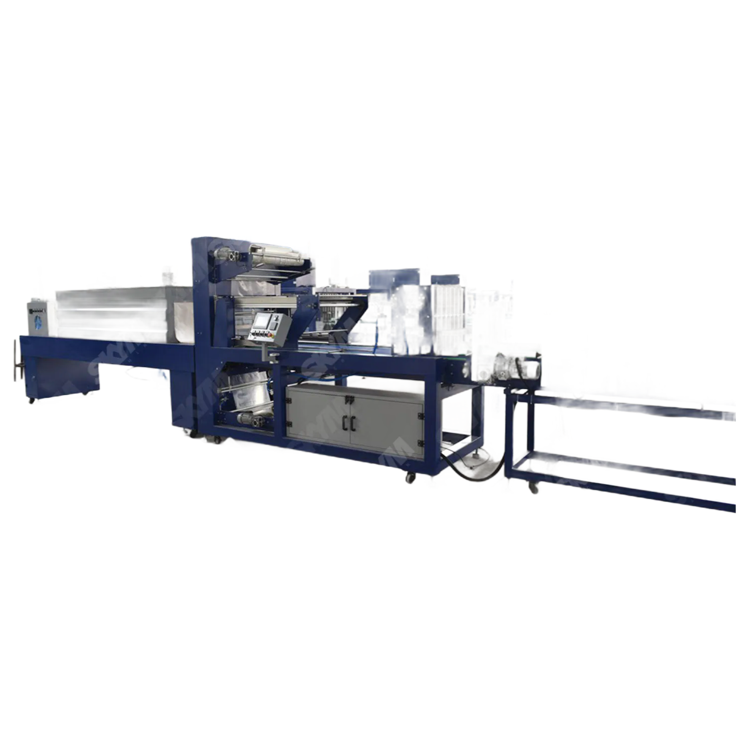 Semi-Automatic Bottle Shrink Wrapping Machine for Beverage Packaging | PE Film Wrapping Equipment