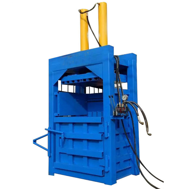 Hydraulic Baling Press Machine for Scrap Metal, Textile, Agriculture Waste Recycling - Vertical Baler