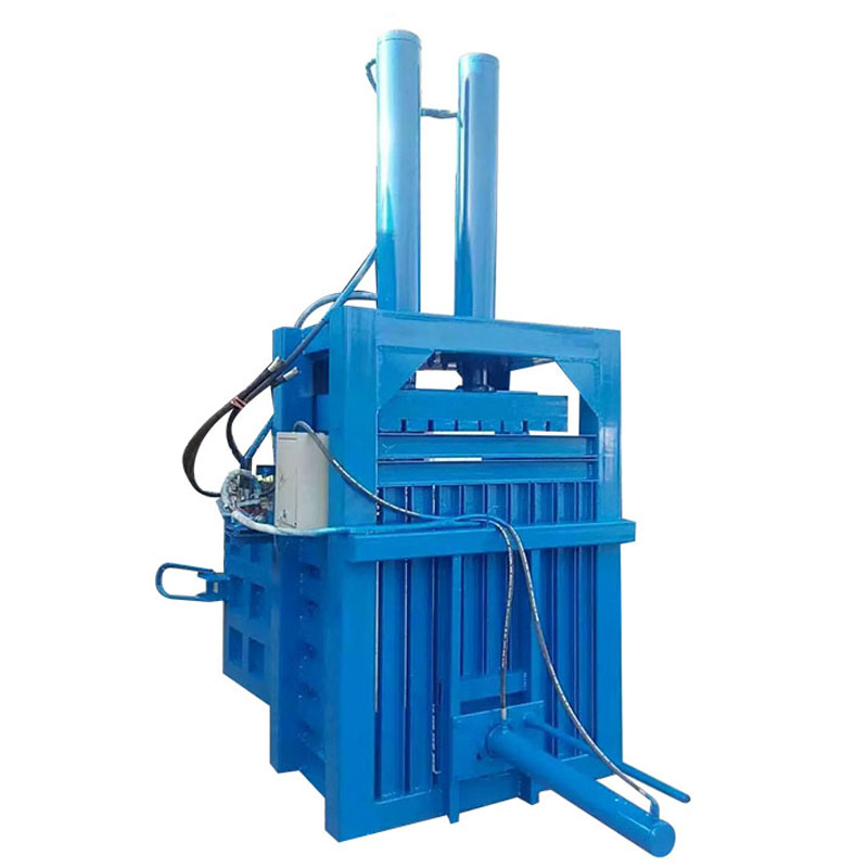 Hydraulic Baling Press Machine for Scrap Metal, Textile, Agriculture Waste Recycling - Vertical Baler