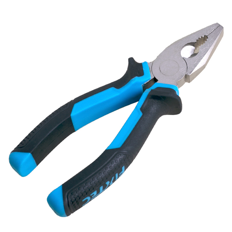 Fixtec Professional 6/7/8 Inch CRV Steel Combination Pliers with Hardened Cutting Edge