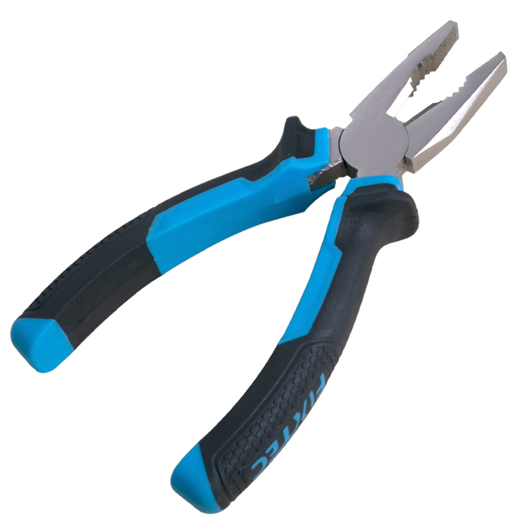 Fixtec Professional 6/7/8 Inch CRV Steel Combination Pliers with Hardened Cutting Edge