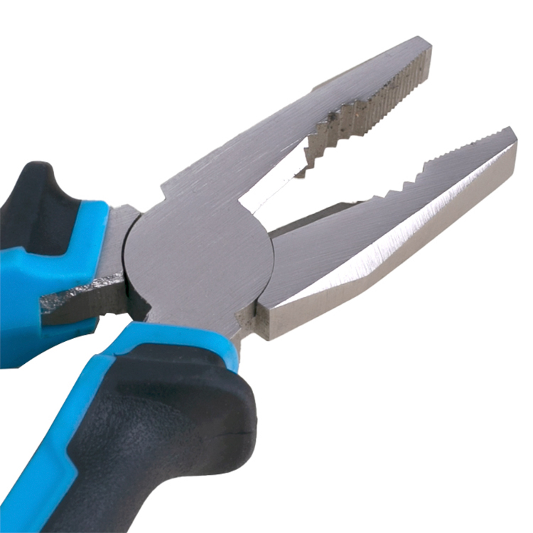 Fixtec Professional 6/7/8 Inch CRV Steel Combination Pliers with Hardened Cutting Edge