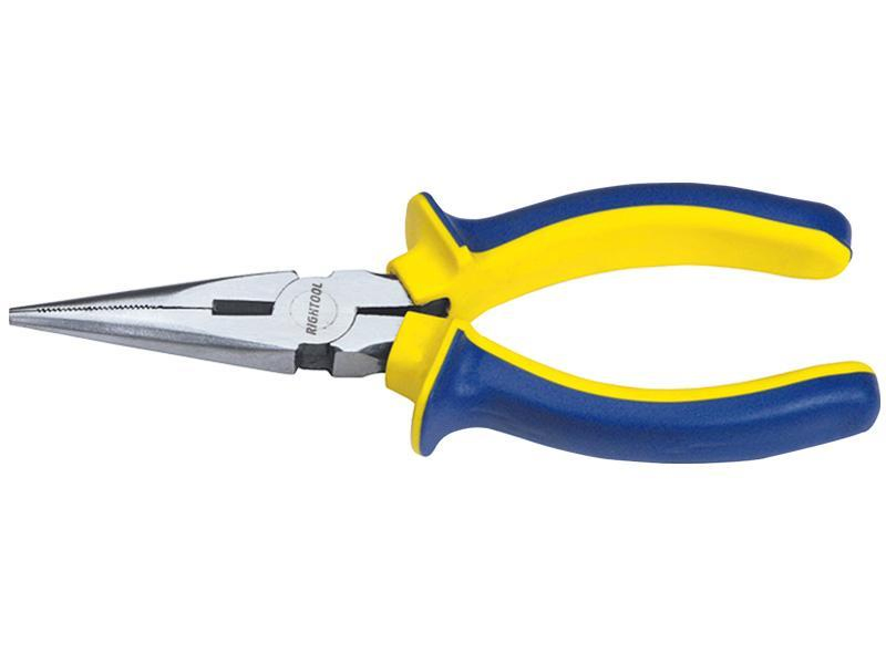 Professional Long Hose Pliers with PVC Handle - 6/7/8 Inch Wire Cutting Tools