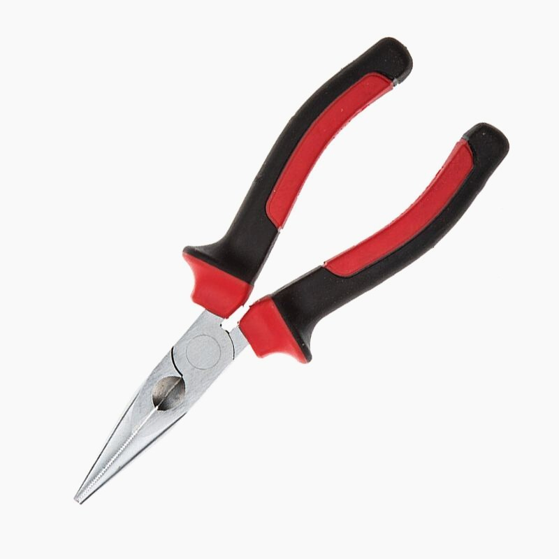 Professional Long Hose Pliers with PVC Handle - 6/7/8 Inch Wire Cutting Tools