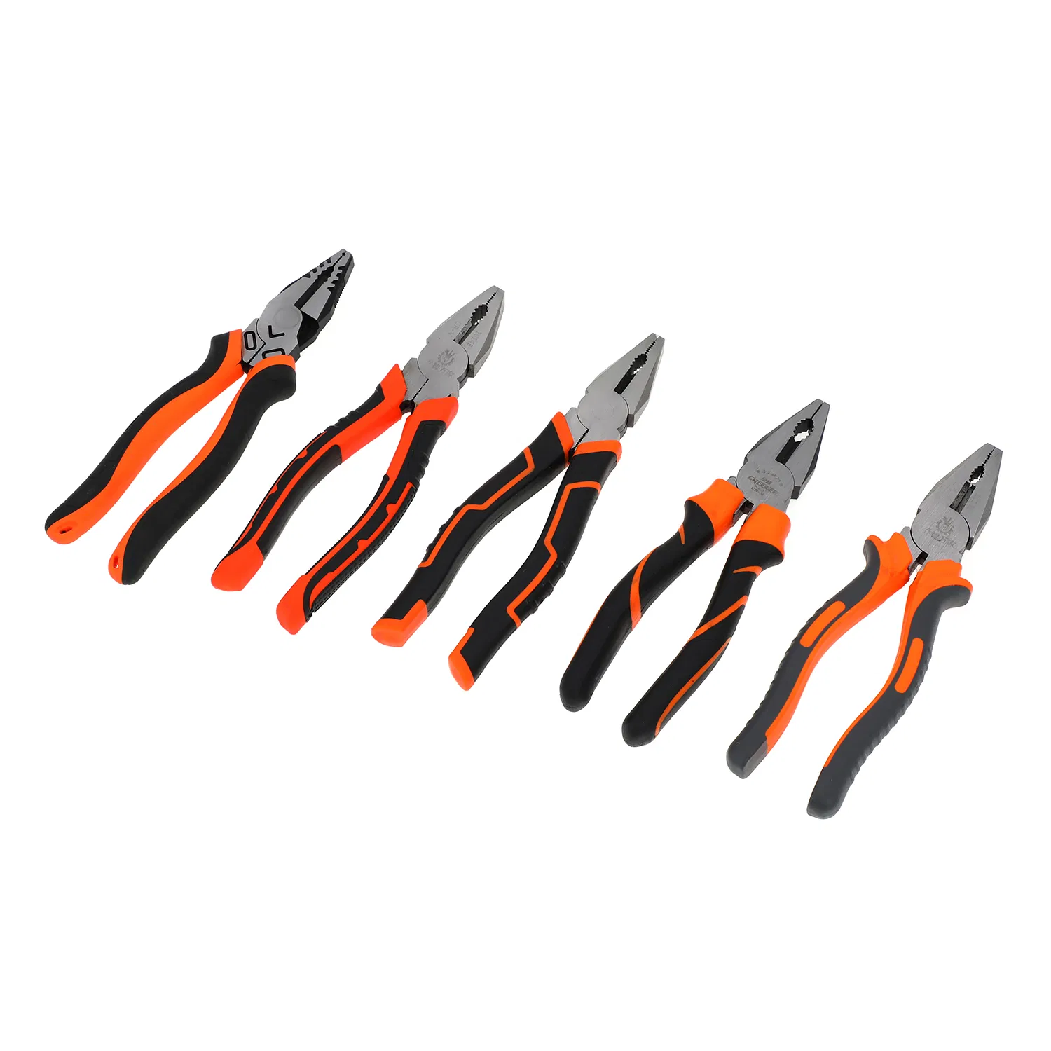 6/8 Inch German Style Carbon Steel Long Nose Combination Pliers - Industrial Grade Wire Cutting Tool
