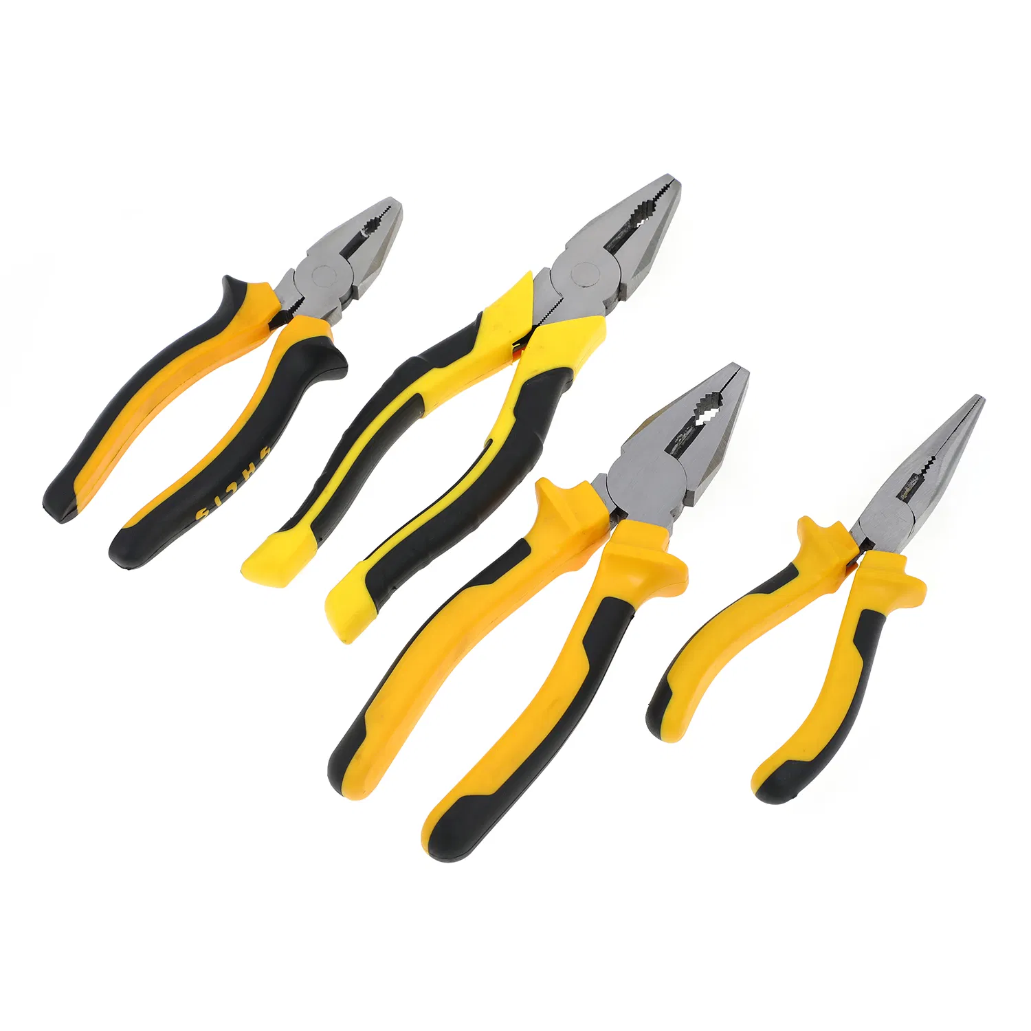 6/8 Inch German Style Carbon Steel Long Nose Combination Pliers - Industrial Grade Wire Cutting Tool