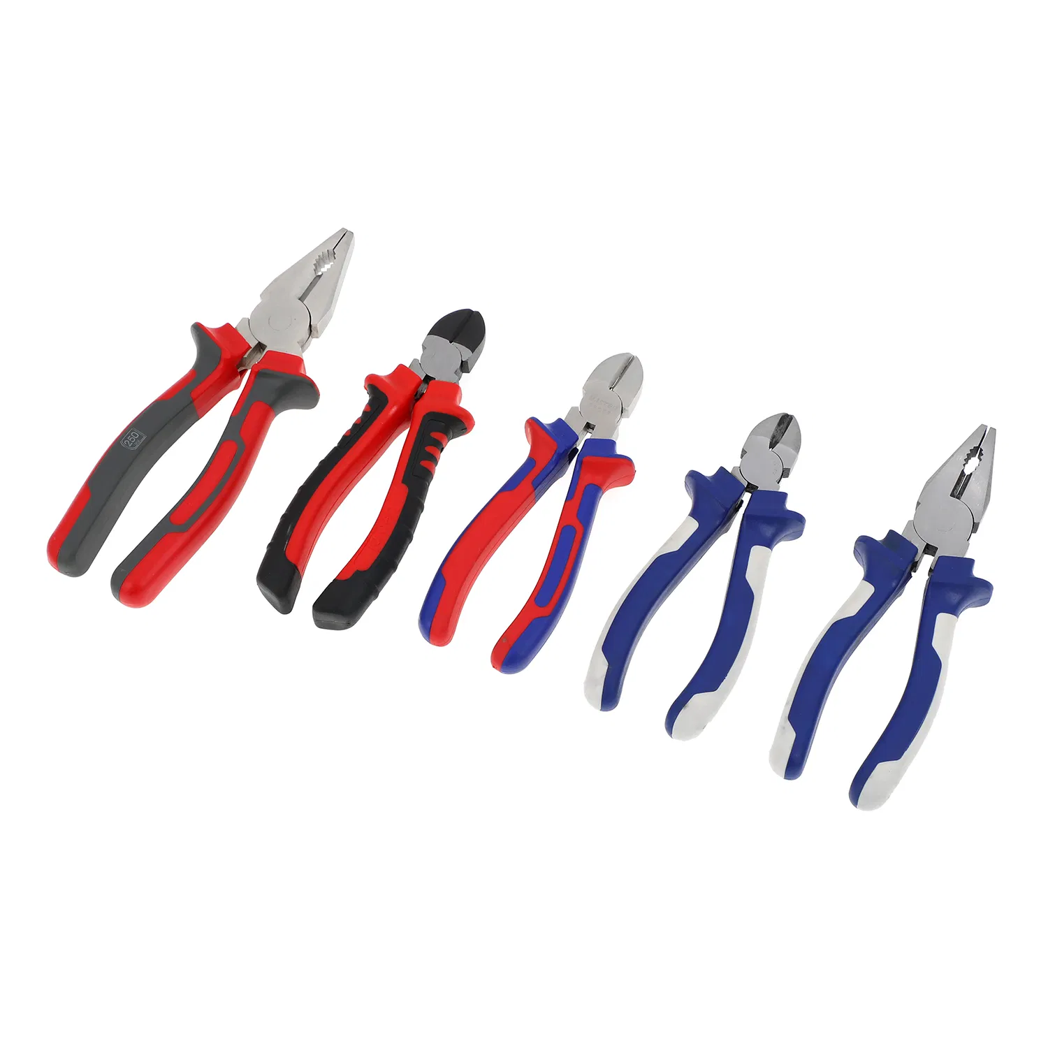 6/8 Inch German Style Carbon Steel Long Nose Combination Pliers - Industrial Grade Wire Cutting Tool