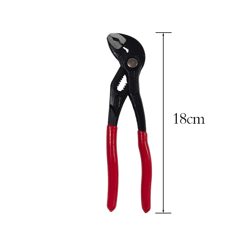 Professional Chrome Vanadium Steel Pipe Wrench - 8 Inch Large Nose Water Pump Pliers for Plumbing